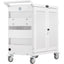 Tripp Lite Safe-IT Multi-Device UV Charging Cart Hospital-Grade 32 USB Ports iPad and Android Tablets Antimicrobial White