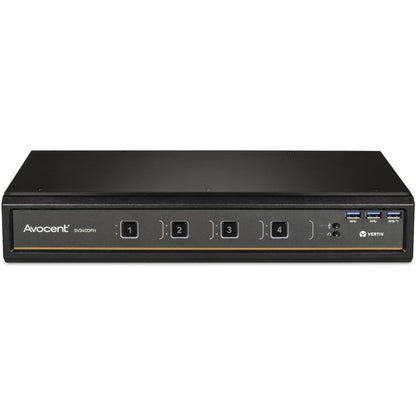 Vertiv Avocent SwitchView Desktop KVM | 4 Port | Dual Head | Universal Connector | TAA Compliant