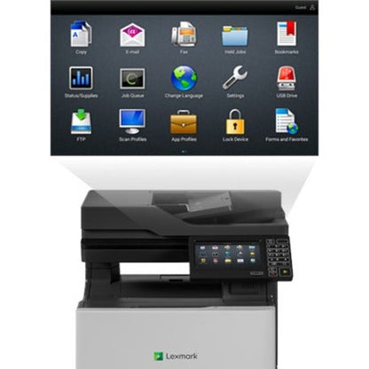 Lexmark CX725de Laser Multifunction Printer - Color