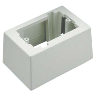 DEEP WHT JUNCTION BOX SINGLE   