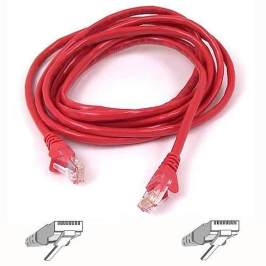 20FT CAT6 RED SNAGLESS PATCH   