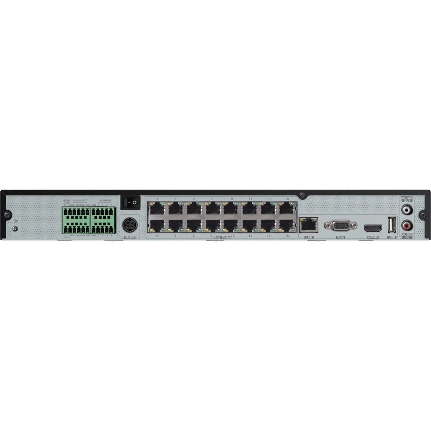 Speco 4K H.265 NVR with Facial Recognition and Smart Analytics - 12 TB HDD