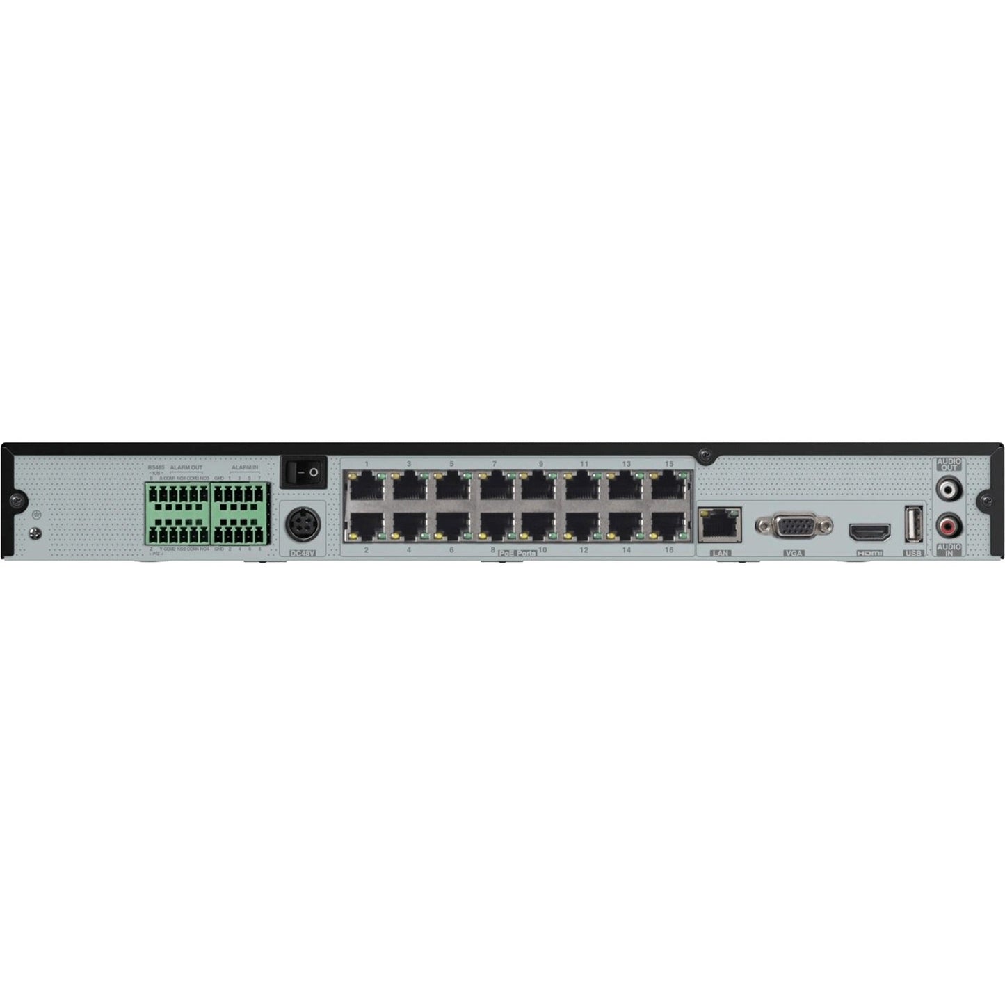 Speco 4K H.265 NVR with Facial Recognition and Smart Analytics - 16 TB HDD