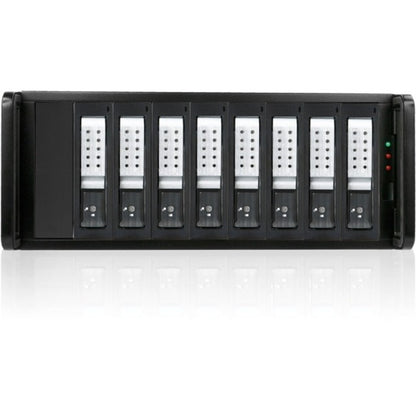 RAIDage JAGE480HDSL-DE Drive Enclosure 12Gb/s SAS SATA/600 - Mini-SAS HD Host Interface - 4U Rack-mountable - Black Silver