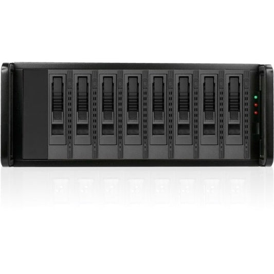 RAIDage JAGE480HDBK-M1 Drive Enclosure SAS-2 SATA/600 - Mini-SAS HD Host Interface - 4U Rack-mountable - Black