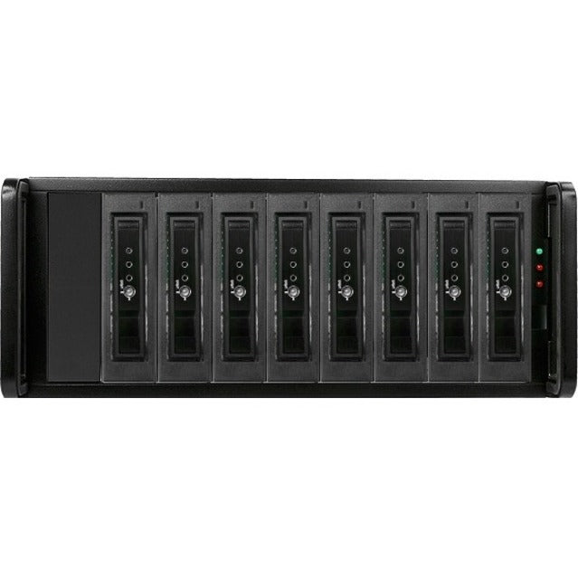 RAIDage JAGE480HD-T7DE Drive Enclosure 12Gb/s SAS SATA/600 - Mini-SAS HD Host Interface - 4U Rack-mountable - Black