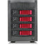 RAIDage JAGE5BT4HDRD-DE Drive Enclosure 12Gb/s SAS SATA/600 - Mini-SAS HD Host Interface Tower - Black Red