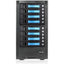 RAIDage JAGE6BT8HDBL Drive Enclosure 12Gb/s SAS SATA/600 - Mini-SAS HD Host Interface Tower - Black Blue