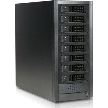 RAIDage JAGE9BT8HDBK-DE Drive Enclosure 12Gb/s SAS SATA/600 - Mini-SAS HD Host Interface Tower - Black