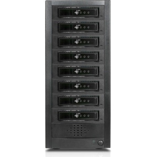 RAIDage JAGE9BT8HD-T7DE Drive Enclosure 12Gb/s SAS SATA/600 - Mini-SAS HD Host Interface Tower - Black