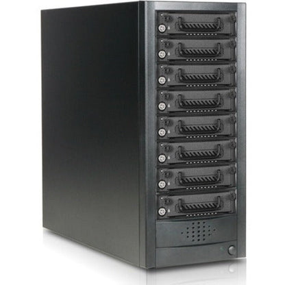 RAIDage JAGE9BT8HD-TG Drive Enclosure 12Gb/s SAS SATA/600 - Mini-SAS HD Host Interface Tower - Black