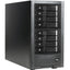 RAIDage JAGE6BT8HDBK-DE Drive Enclosure 12Gb/s SAS SATA/600 - Mini-SAS HD Host Interface Tower - Black