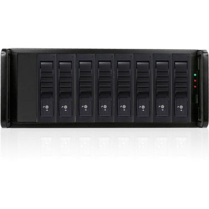 RAIDage JAGE480HDBK-DE-SEA Drive Enclosure 12Gb/s SAS SATA/600 - Mini-SAS HD Host Interface - 4U Rack-mountable - Black