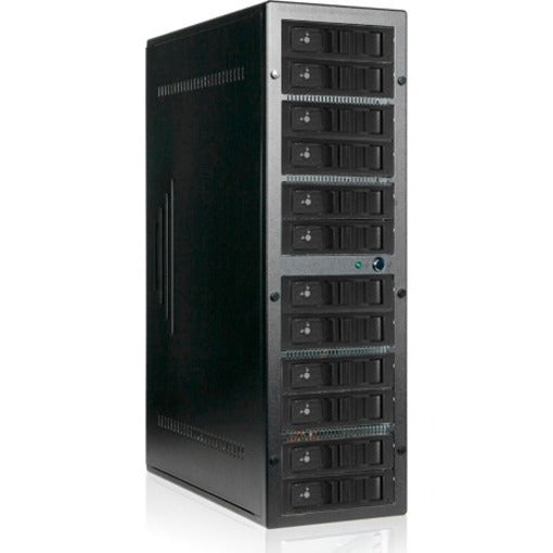 RAIDage JAGE12BT12BK-DE-SEA Drive Enclosure 12Gb/s SAS SATA/600 - Mini-SAS HD Host Interface Tower - Black