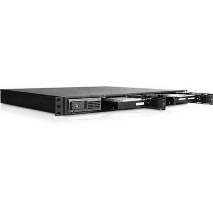 RAIDage JAGEM140-HD Drive Enclosure 12Gb/s SAS SATA/600 - Mini-SAS HD Host Interface - 1U Rack-mountable - Black
