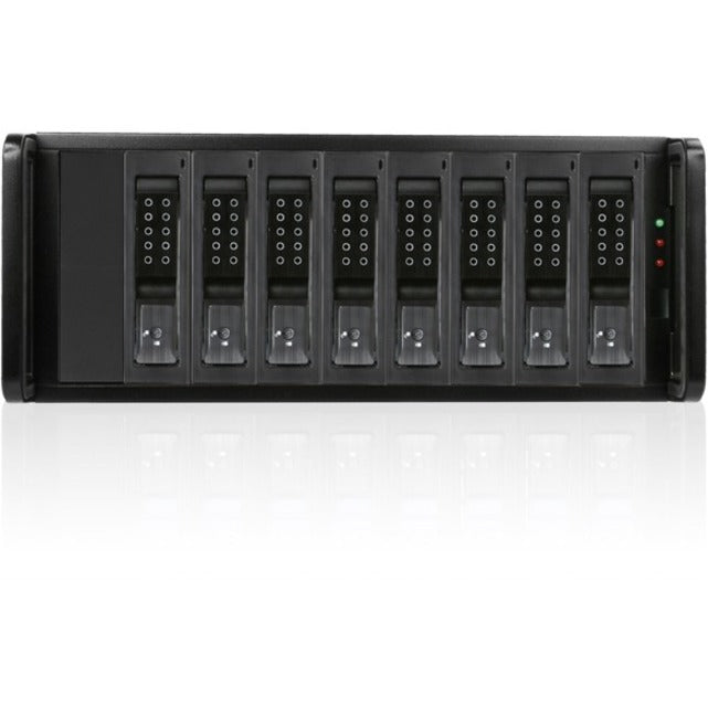 RAIDage JAGE480HDBK-DE Drive Enclosure 12Gb/s SAS SATA/600 - Mini-SAS HD Host Interface - 4U Rack-mountable - Black