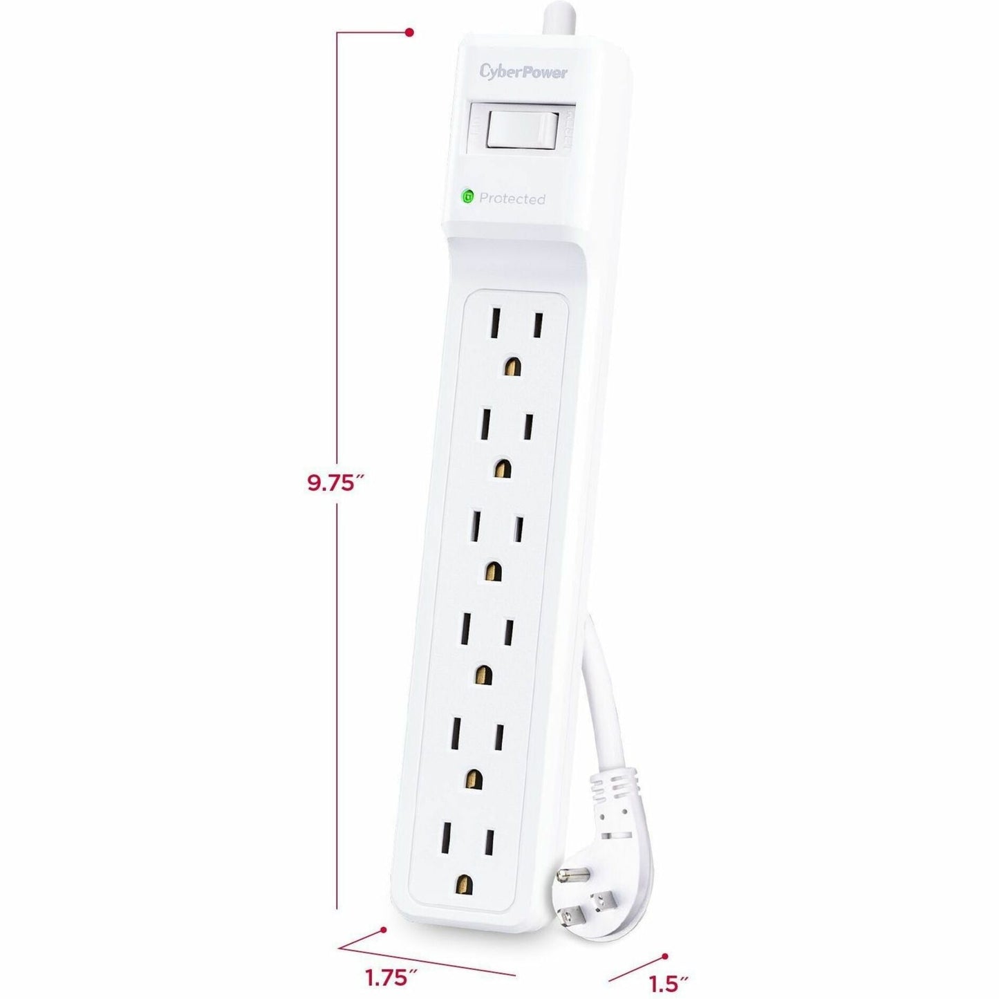 CyberPower B615 Essential 6 - Outlet Surge with 1500 J