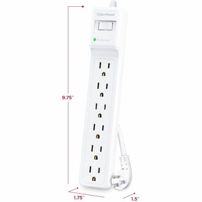 CyberPower B615 Essential 6 - Outlet Surge with 1500 J