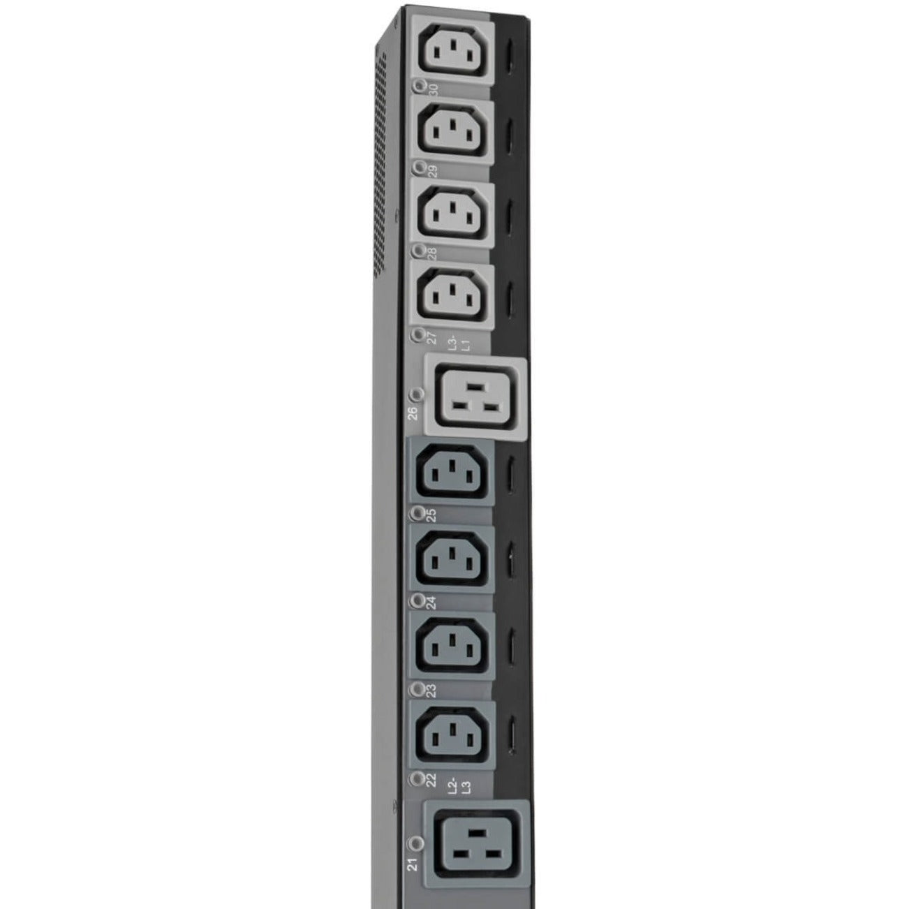 Tripp Lite PDU 3-Phase Monitored 24 C13 6 C19 208/240V L15-30P 10kW 0U TAA