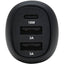 Tripp Lite 3-Port USB Car Charger 36W Max USB-C PD 3.0 Up to 18W 2 USB-A QC 3.0 Up to 36W