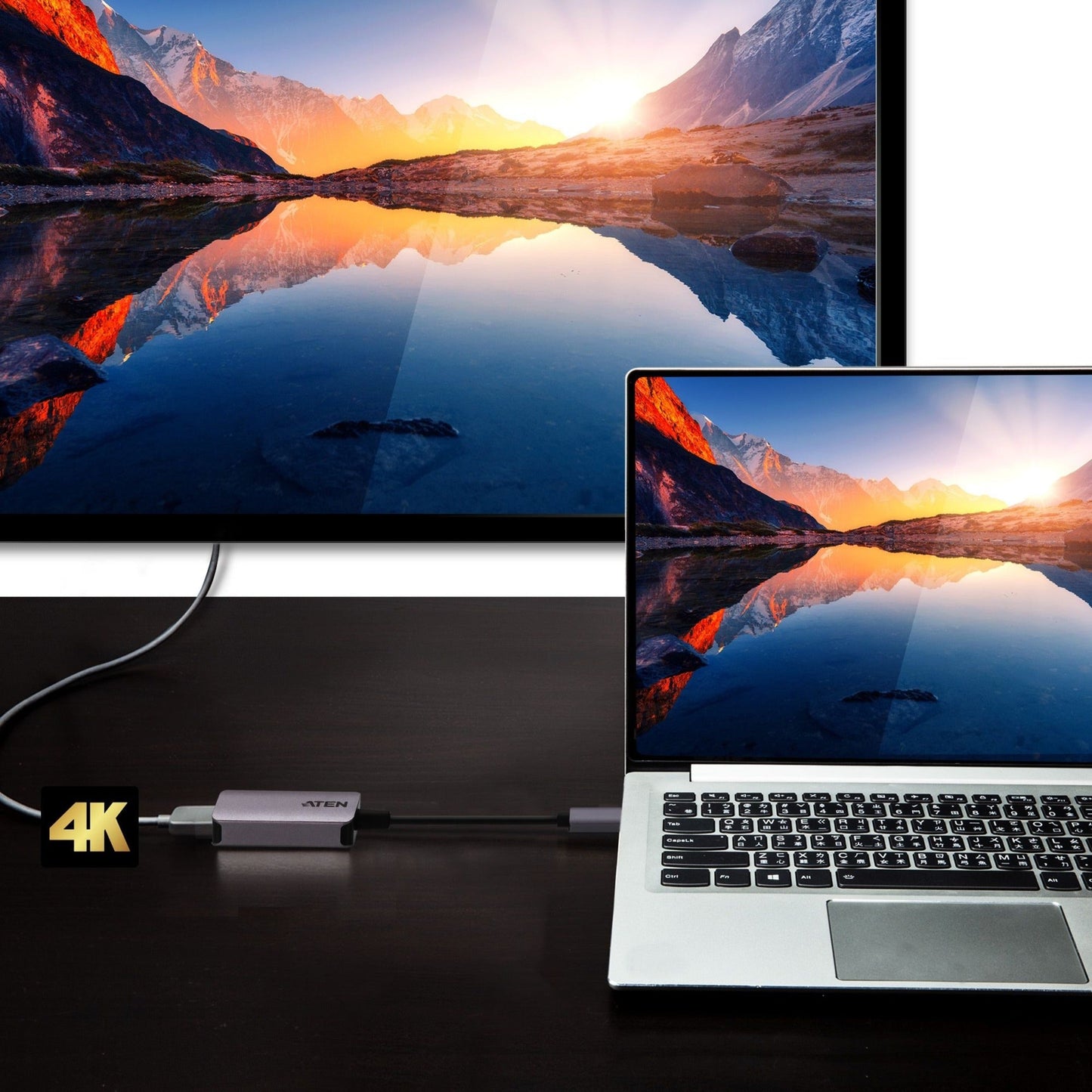 ATEN USB-C to HDMI 4K Adapter