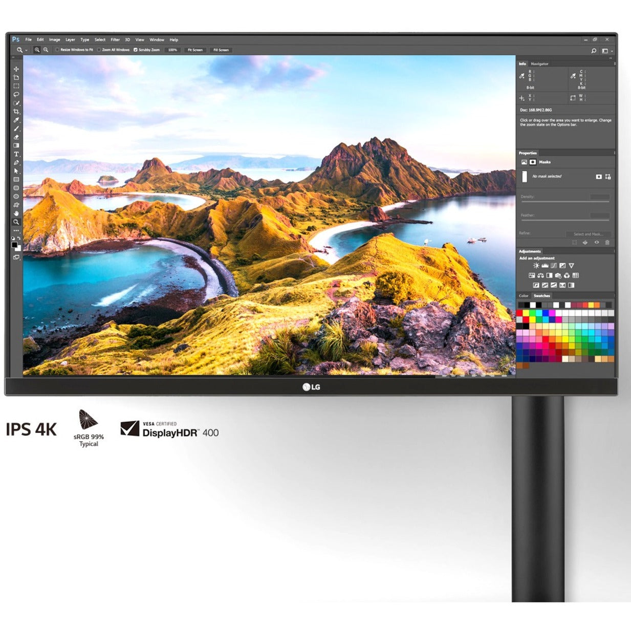 LG UltraFine 27BN88U-B 27" 4K UHD LCD Monitor - 16:9 - Textured Black