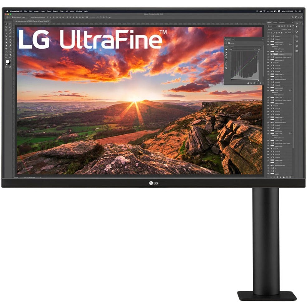 LG UltraFine 27BN88U-B 27" 4K UHD LCD Monitor - 16:9 - Textured Black