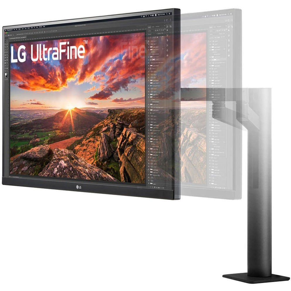 LG UltraFine 27BN88U-B 27" 4K UHD LCD Monitor - 16:9 - Textured Black