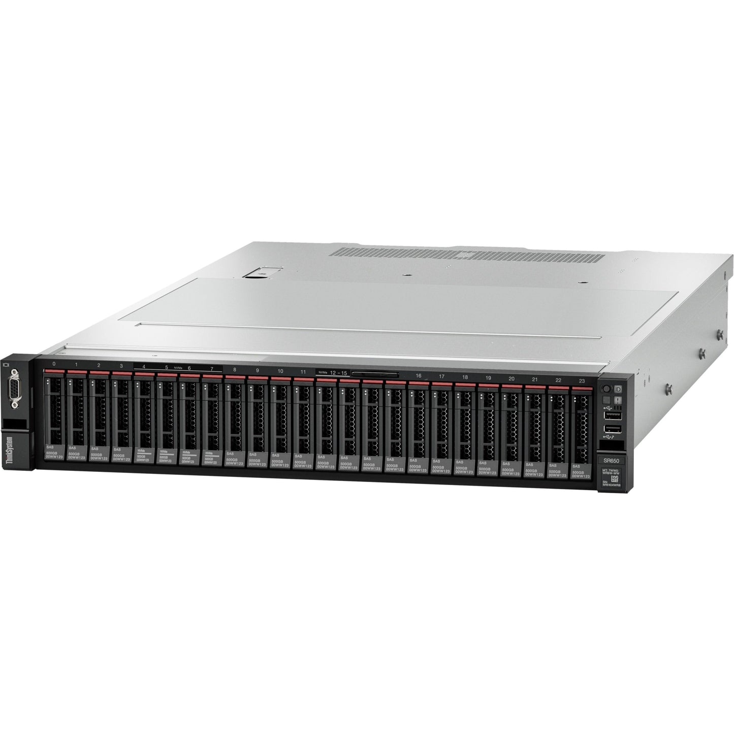 Lenovo ThinkSystem SR650 7X06GU7K00 2U Rack Server - Intel - 12Gb/s SAS Serial ATA/600 Controller