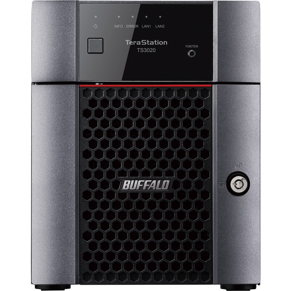 BUFFALO TeraStation 3420DN 4-Bay Desktop NAS 8TB (2x4TB) with HDD NAS Hard Drives Included 2.5GBE / Computer Network Attached Storage / Private Cloud / NAS Storage/ Network Storage / File Server