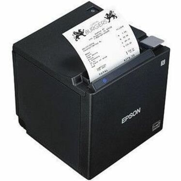 Epson OmniLink TM-M30II-H Direct Thermal Printer - Monochrome - Receipt Print - Ethernet - USB - Bluetooth - With Cutter - Black - 3" Display Screen - 9.84 in/s Mono - 203 dpi - For PC Android Mac