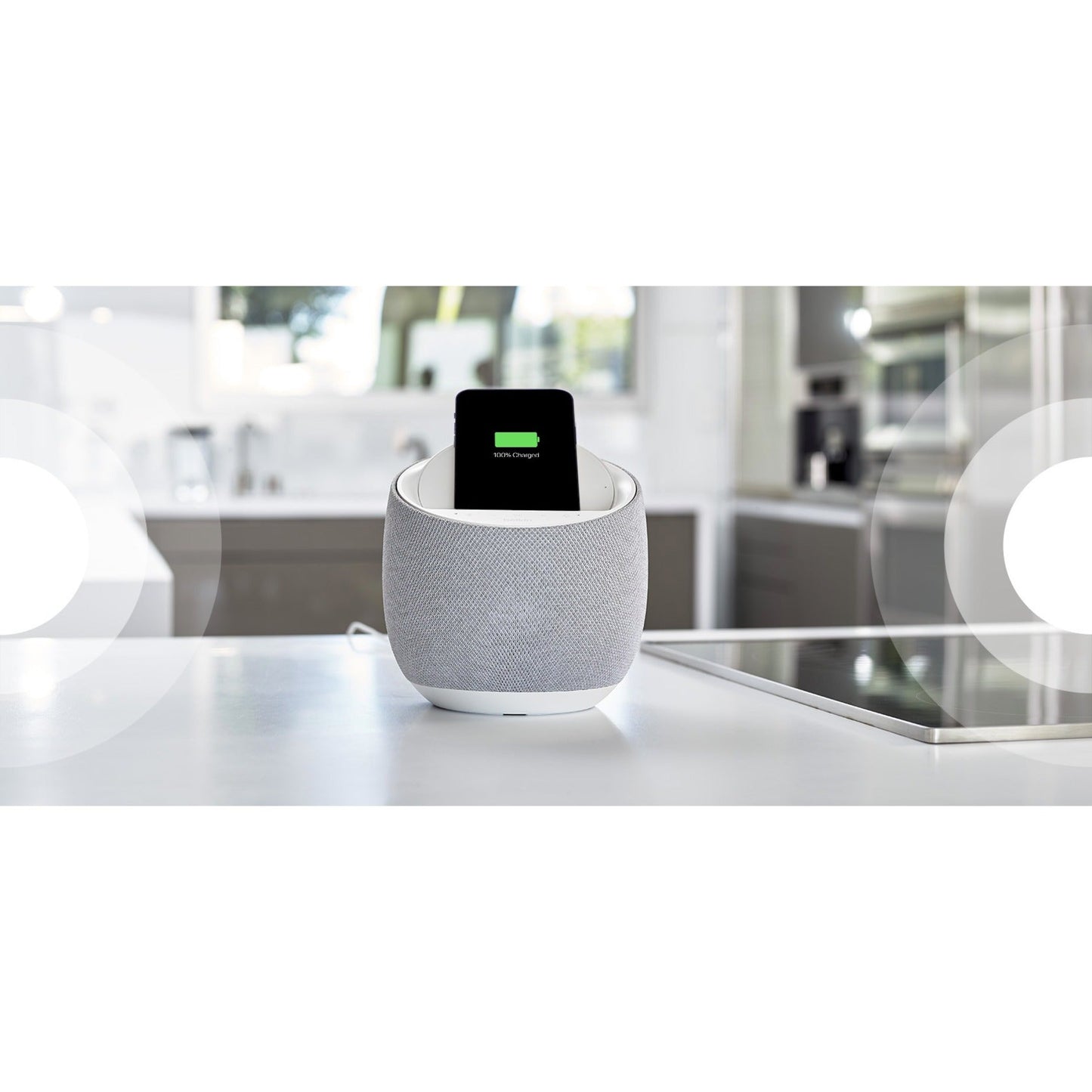 Belkin SOUNDFORM ELITE Bluetooth Smart Speaker - Google Assistant Supported - White