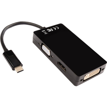 V7 DVI/HDMI/USB Type C/VGA  Audio/Video Adapter