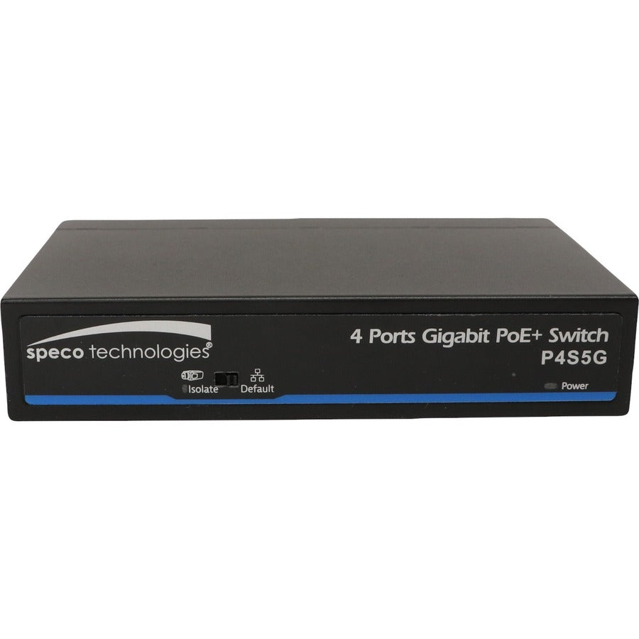 Speco 5 Port Gigabit Network Switch (4 ports PoE 1 port Uplink)