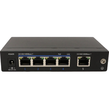 Speco 5 Port Gigabit Network Switch (4 ports PoE 1 port Uplink)