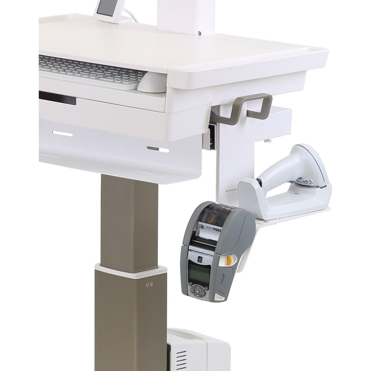 Ergotron Mounting Shelf for Scanner - White