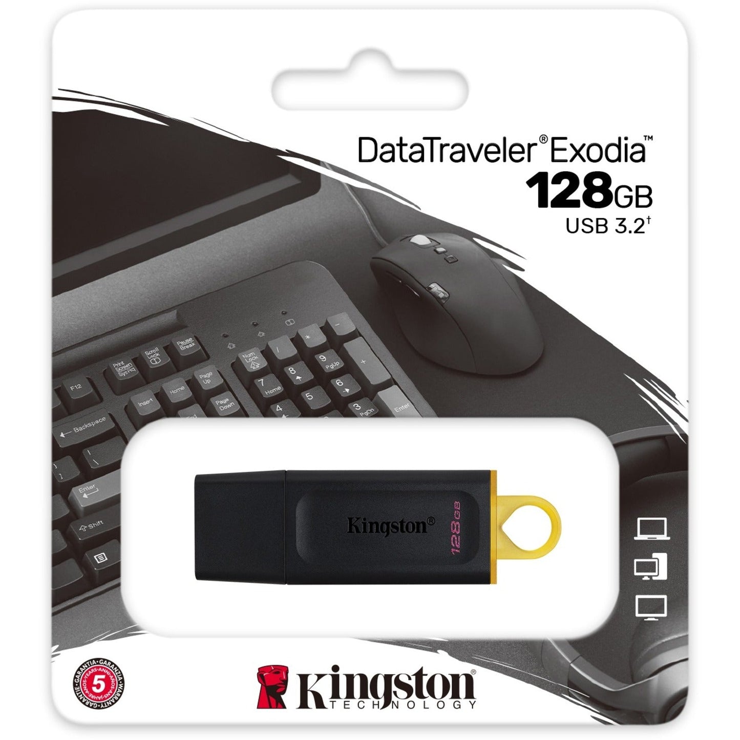 Kingston DataTraveler Exodia 128GB USB 3.2 (Gen 1) Flash Drive