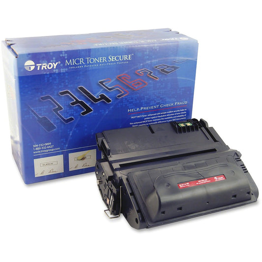 Troy MICR Laser Toner Cartridge - Alternative for HP Q1338A - Black - 1 Each