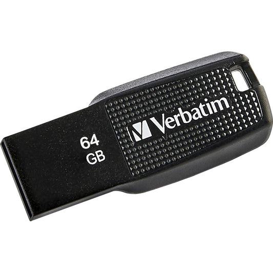 VERBATIM 64GB ERGO USB BLACK   