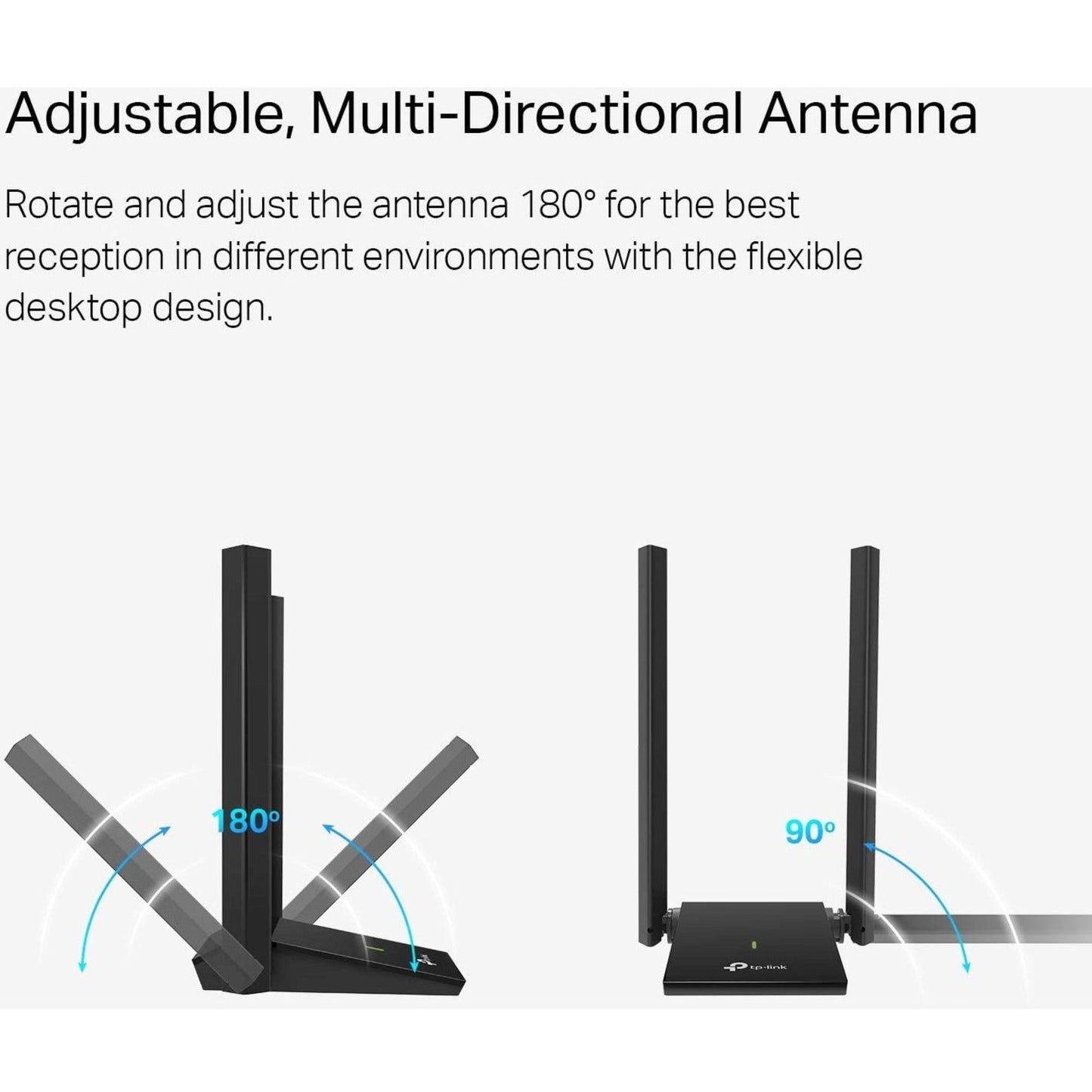 TP-Link Archer T4U Plus IEEE 802.11ac Dual Band Wi-Fi Adapter for Desktop Computer/Notebook/Wireless Router