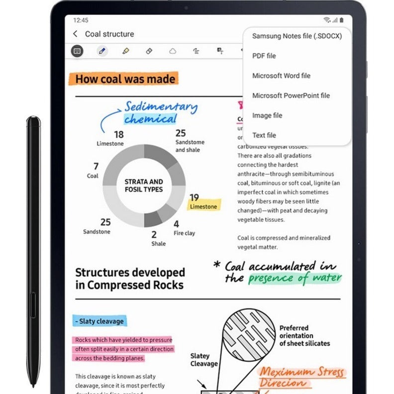 Samsung Galaxy Tab S7 SM-T878 Tablet - 11" WQXGA - Octa-core (8 Core) 3.09 GHz 2.40 GHz 1.80 GHz - 6 GB RAM - 128 GB Storage - Android 10 - 5G - Mystical Black