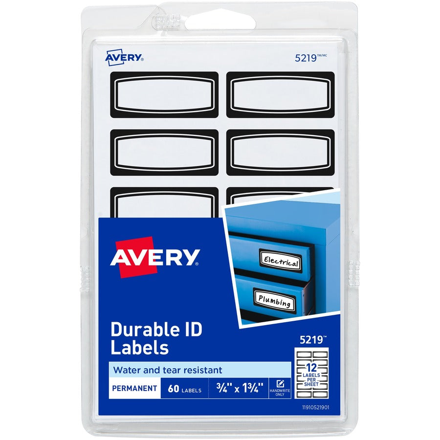 Avery&reg; Durable ID Labels