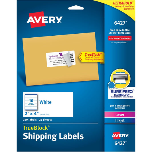 Avery&reg; Easy Peel White Shipping Labels