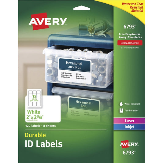 Avery&reg; Easy Peel Durable ID Labels