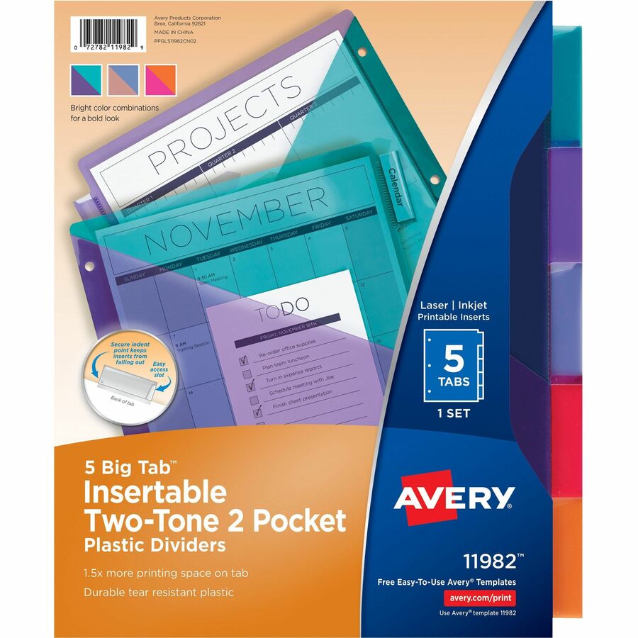 Avery&reg; Big Tab Tab Divider