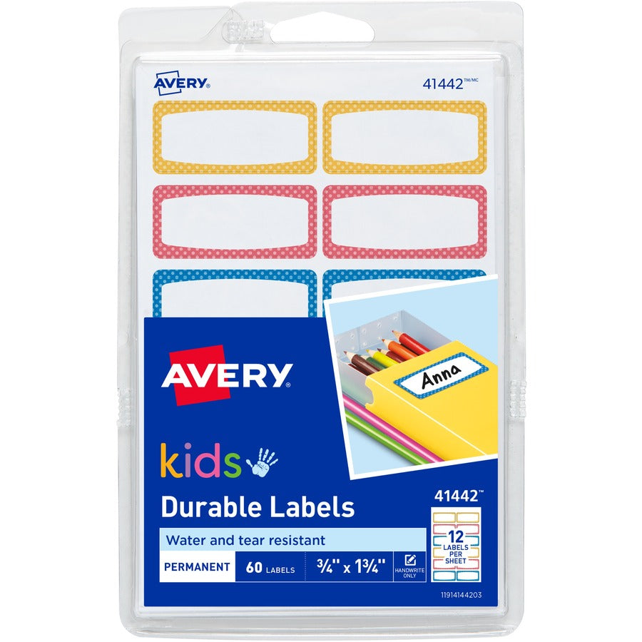 Avery&reg; Kids Gear Durable Labels