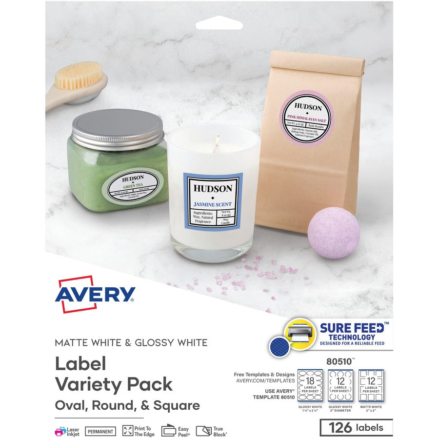 Avery&reg; Sure Feed Label Variety Pack