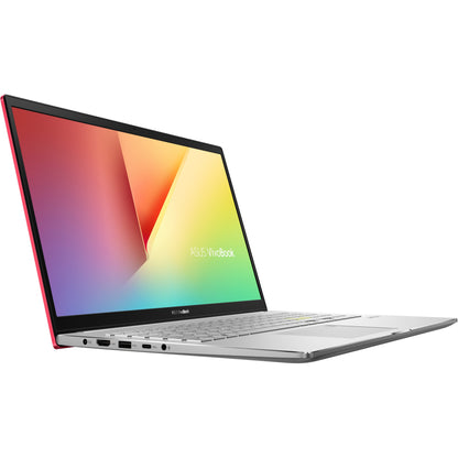 Asus VivoBook S15 S533 S533EA-DH51-RD 15.6" Notebook - Full HD - 1920 x 1080 - Intel Core i5 11th Gen i5-1135G7 Quad-core (4 Core) 2.40 GHz - 8 GB Total RAM - 512 GB SSD - Resolute Red Transparent Silver