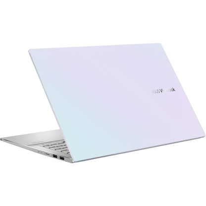 Asus VivoBook S15 S533 S533EA-DH51-WH 15.6" Notebook - Full HD - 1920 x 1080 - Intel Core i5 11th Gen i5-1135G7 Quad-core (4 Core) 2.40 GHz - 8 GB Total RAM - 512 GB SSD - Dreamy White Transparent Silver