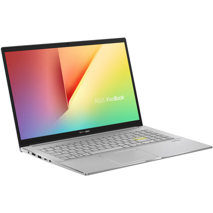 Asus VivoBook S15 S533 S533EA-DH51-WH 15.6" Notebook - Full HD - 1920 x 1080 - Intel Core i5 11th Gen i5-1135G7 Quad-core (4 Core) 2.40 GHz - 8 GB Total RAM - 512 GB SSD - Dreamy White Transparent Silver